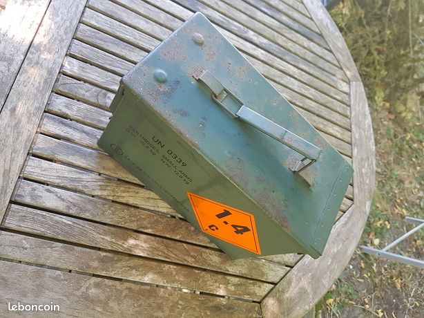 #03# Caisse métal / Boite Munitions Tole 7.62 6117 livrée pour 0.99E