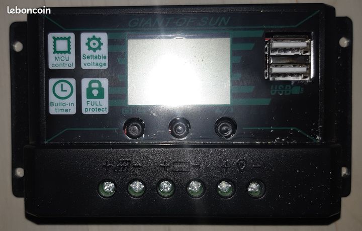 1 Contrôleur Chargeur PMW Photovoltaïque 50V/12-24V DC/DC 100A plus &