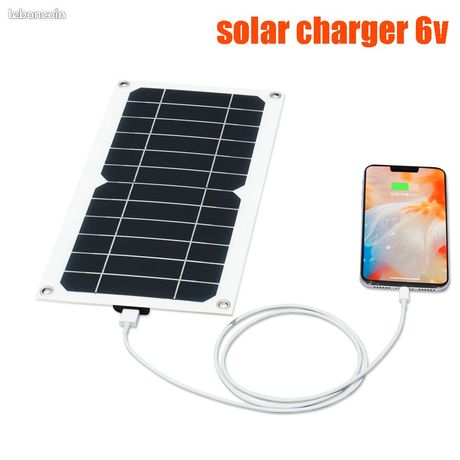 1 Panneau Solaire Photovoltaïque SZ Solar 5Wc USB souple plus