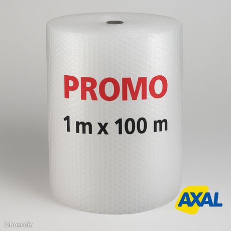 1 Rouleau Film bulles largeur 1M de hauteur x 100m de long