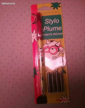 1 stylo plume vache