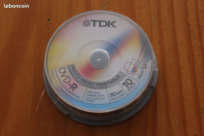 10 Mini DVD-R de camescope neufs sous blister de marque TDK