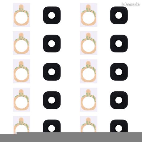 10 PCS Back Camera Lens Cover avec autocollant pour Galaxy A9
