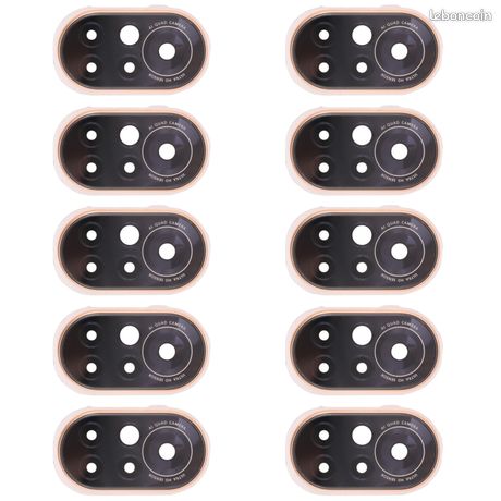 10 pochette de caméra PCS pour Huawei Nova 8 5G (Gold)