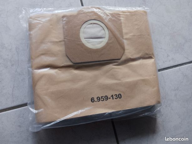 10 Sacs aspirateur compatibles Karcher WD3 ref 6.959-130