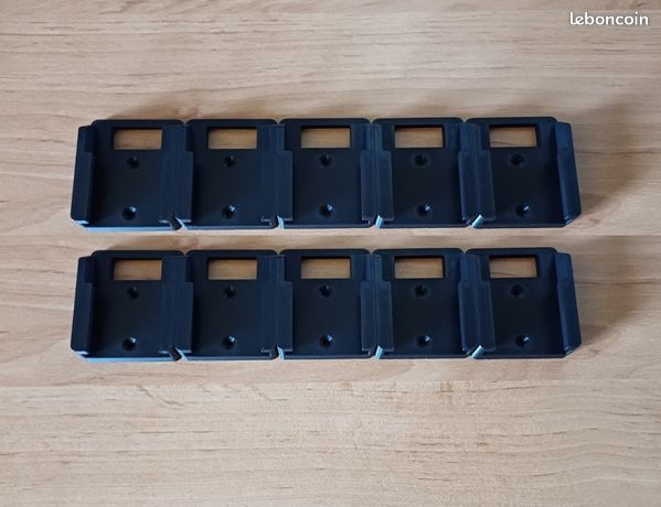 10 supports pour batteries Black&Decker 18 volts