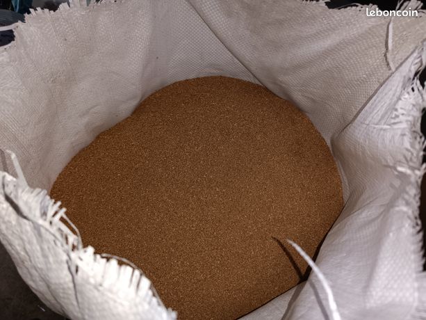 100L de granulés de liège naturel recyclé 0 à 2mm