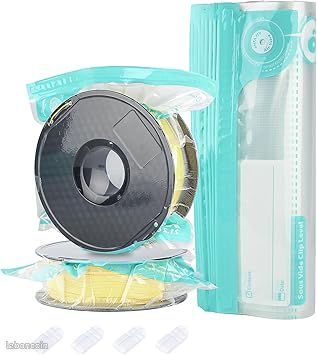 10 pcs Sac sous vide épais pour filaments 3D étanche à l'humidité, 30 x 40cm Sacs scellés sous vide réutilisables pour protéger PLA ABS PETG TPU