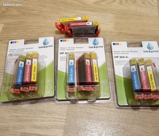 11 Cartouches HP 364 le lot