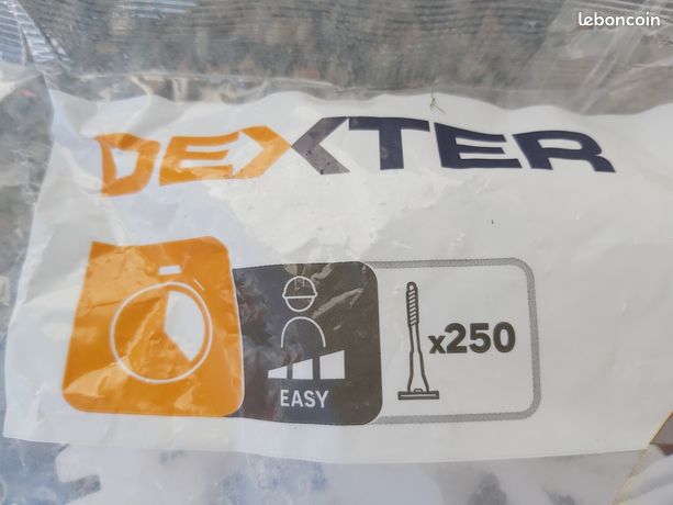 116 CROISILLONS A VIS DEXTER AUTO NIVELANTS en I 3mm