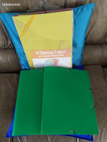 12 chemises élastiquées 24*32cm pour A4