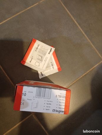 12 plaques blanche mosaic