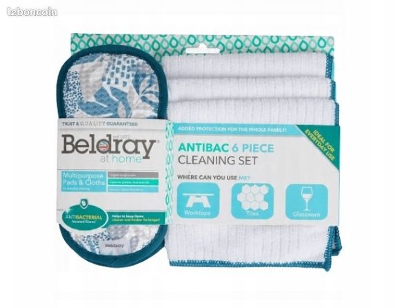 13 Kit de nettoyage antibactérien pour équipement et cuisine 6 pièces