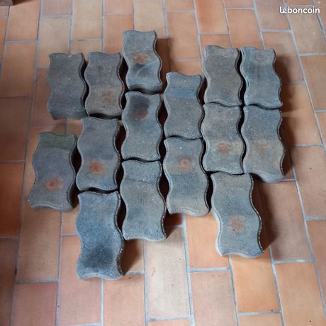 15 pavés auto blocants