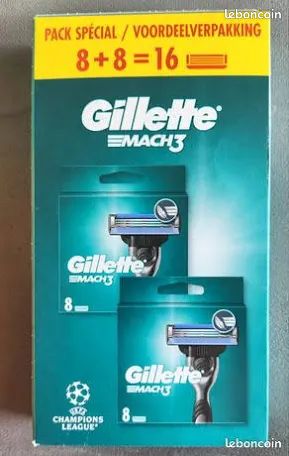 16 Lames Gillette MACH 3 neuve dans l'emballage