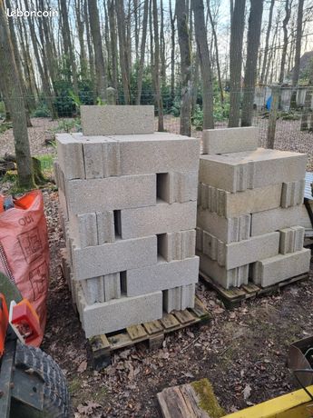 160 Bloc béton creux B40 500x100x200 mm parpaing