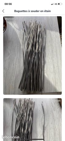 18kg de baguettes étain à souder