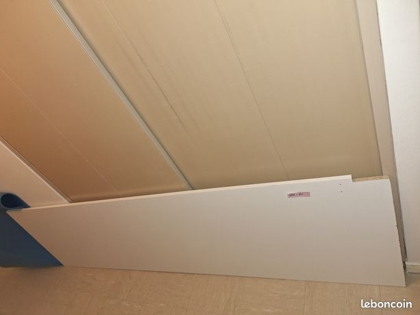 1 Planche et 5 Tablettes en Mélaminé Blanc