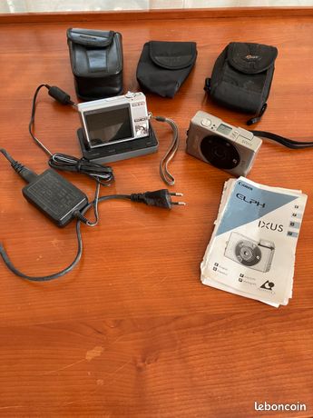 2 appareils photos Casio et Canon