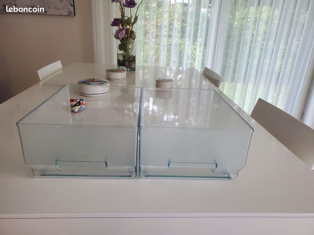 2 Bacs à légumes pour réfrigérateur GAGGENAU RB 282