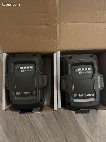 2 Batteries Husqvarna Bli 200 X Neuves 2024