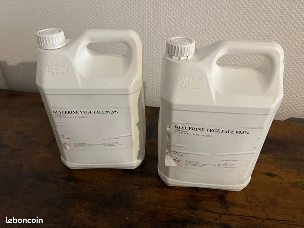 2 bidons de glycérine végétale