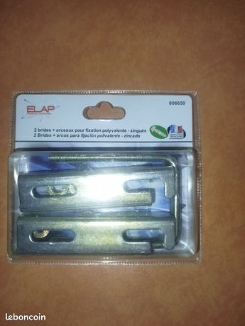 2 Brides + Fixation polyvalente - zingués