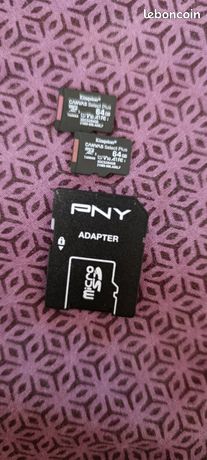 2 cartes micro sd 2x 64go