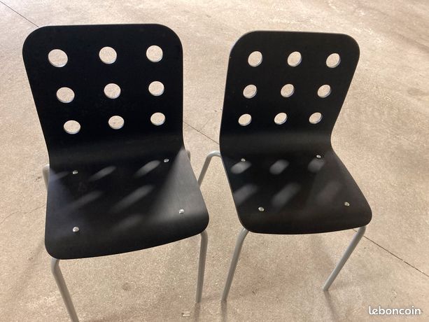 2 chaises de bureau moderne