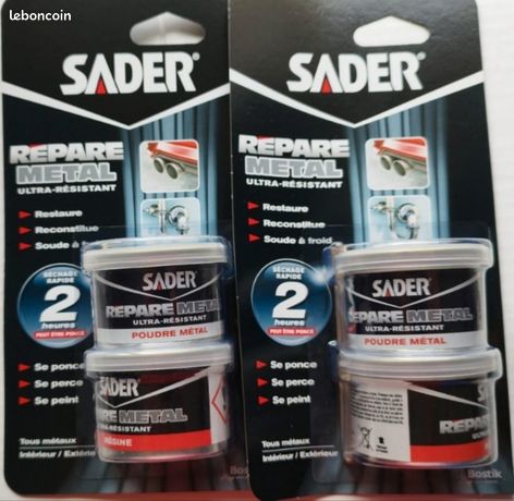 2 colle sintofer répare Métal soudure à froid SADER
