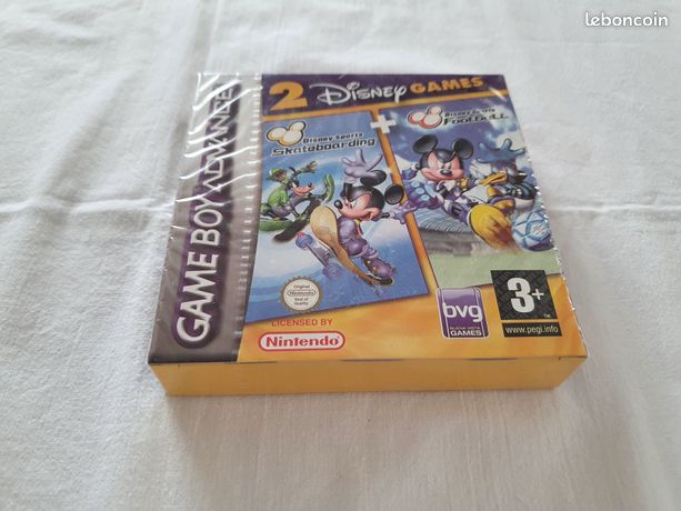 2 disney games multi 5 nintendo gameboy advance blister neuf
