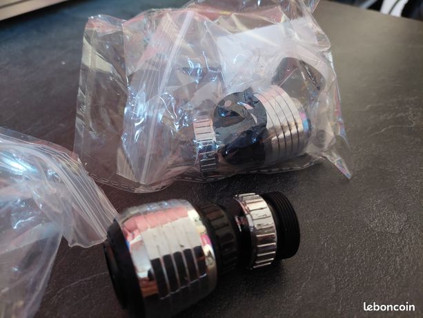 2 économiseur d'eau tête rotative