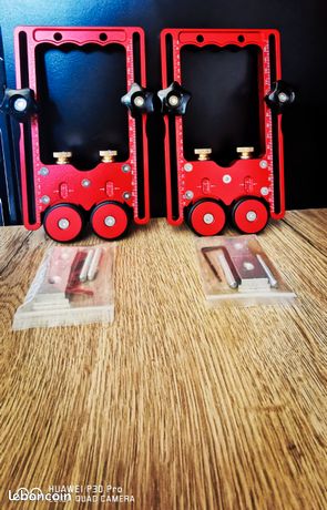 2 guides de précision scie sur table rouleaux de scie sur table plume toupie scie à ruban