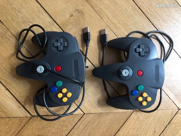 2 Manettes de jeu USB