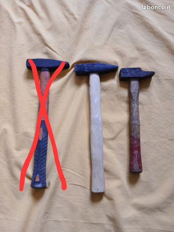 2 marteau en bois