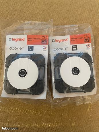 2 Prises antenne télé Legrand Dooxie