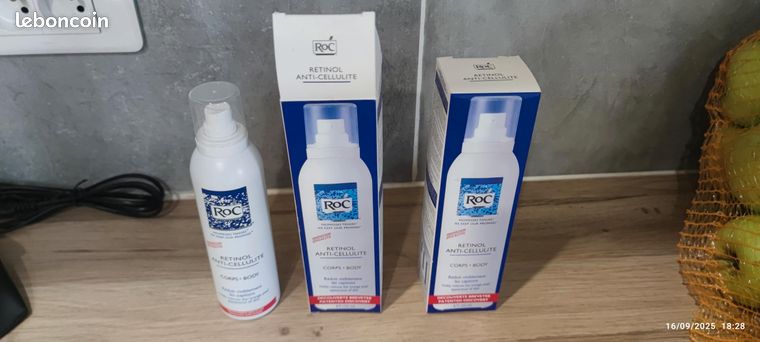 2 Produits rétinol anti-cellulite ROC pour le corps de 150ml