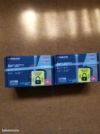2 Smart Batterie Parkside 20v 8Ah