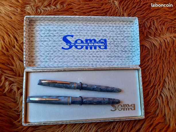 2 stylo plume et bille marque SOMA : NEUF