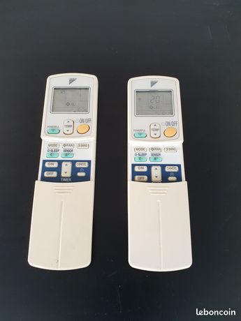 2 Télécommandes pour climatiseur Daikin