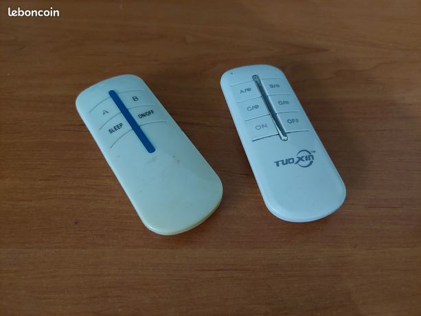 2 télécommandes volets roulants