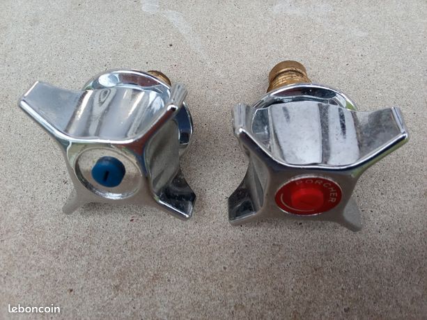 2 têtes de robinet Porcher