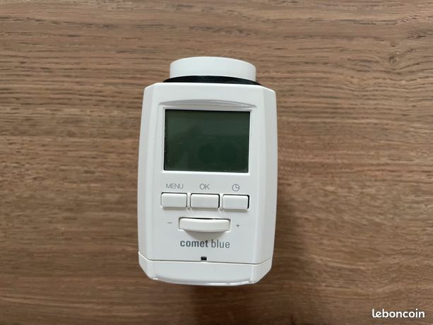 2 Têtes thermostatiques Comet Bleu