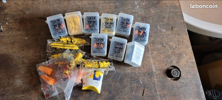 20 paires bouchons d'oreilles neuves