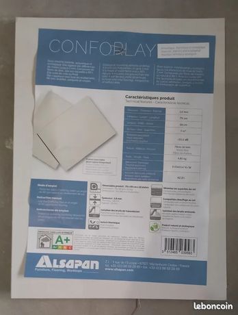 22 dalles de sous couche + chutes