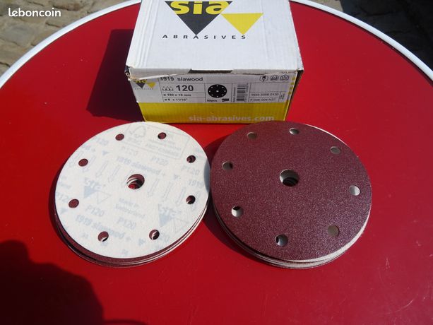 25 disques abrasif 150mm sia
