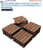 27 Dalles en bois de 30x30cm