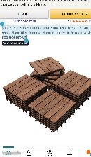 27 Dalles en bois neuve 30x30cm