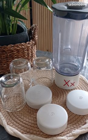 2 accessoires en 1 Mini hachoir et blender Kenwood