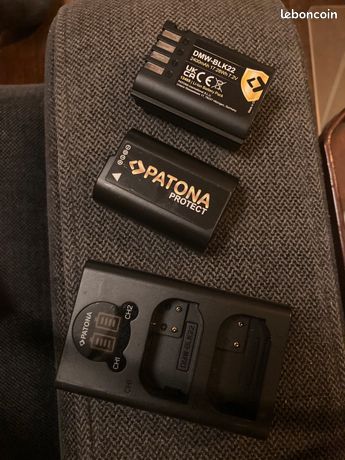 2 Batterie Patona DMW-BLK 22 + chargeur